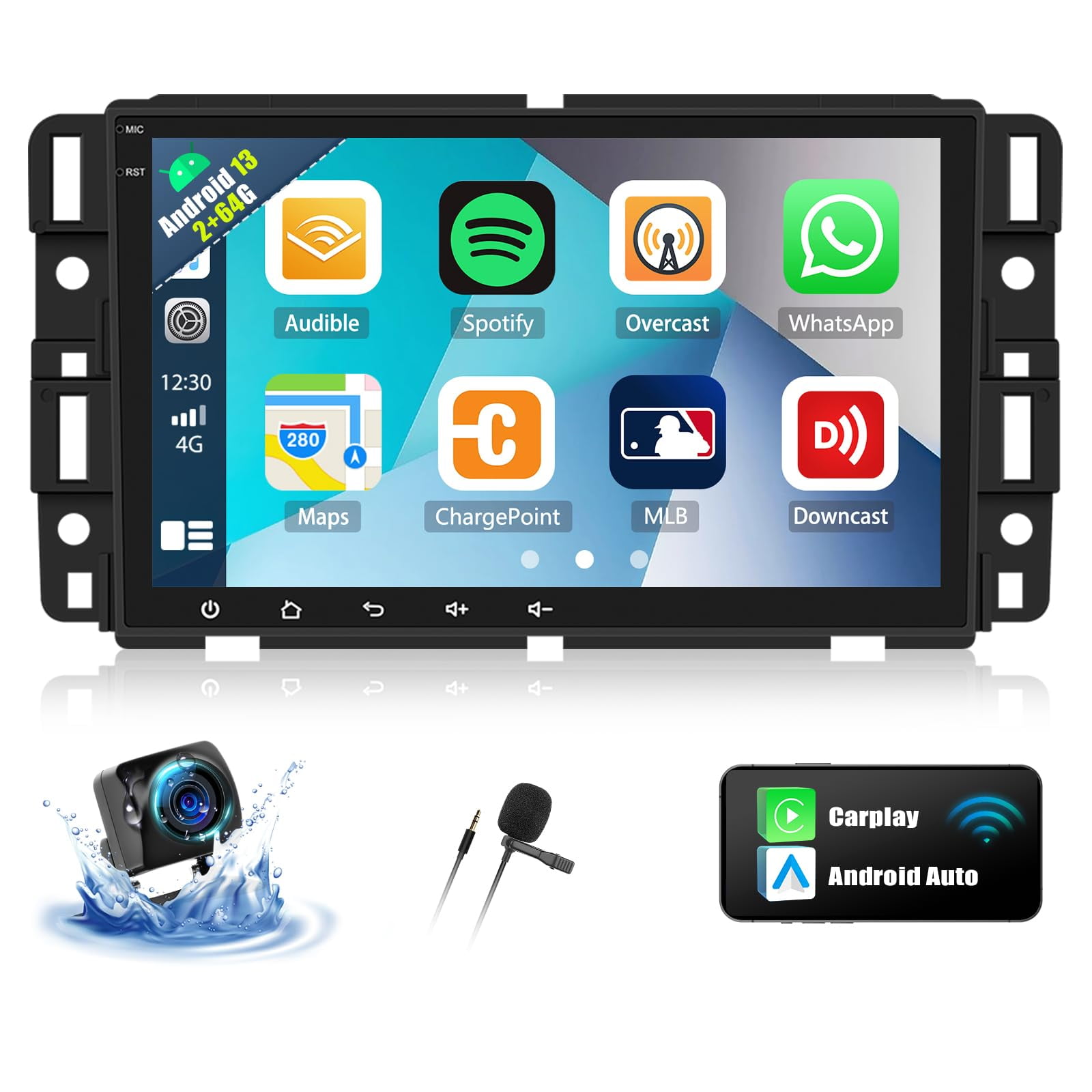 9 Inch Android Car Stereo For Chevrolet Camaro 2008-2015 - Wireless CarPlay & Android Auto