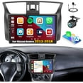 thumbnail image 1 of [2+64G] Android 13 Car Stereo for Nissan Sentra 2013-2018 with Wireless Carplay&Android Auto,10.1 Inch Touch Screen Car Radio with Mirror Link GPS WiFi Bluetooth FM/RDS HiFi+Backup Camera, 1 of 8