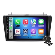 2+64G Android 14 Car Radio Stereo for Mazda 3 2004-2009 WiFi 6 Bluetooth 5.4 Wireless Carplay/Android Auto