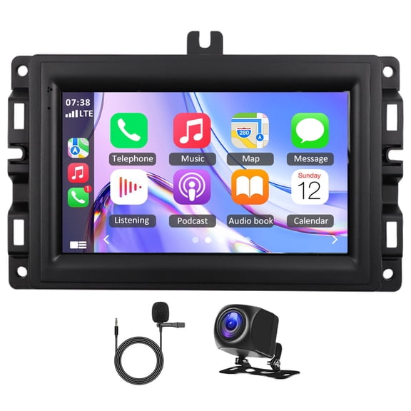 Car Stereo Head Unit with 2+64G, Android 14 | GPS Navigation | Fit for Jeep Grand Cherokee, 2013-2022