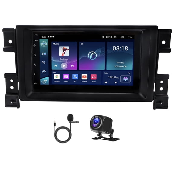 Car Stereo Head Unit with 2+64G, Android 14 | GPS Navigation | Fit for Suzuki Grand Vitara, 2009-2015