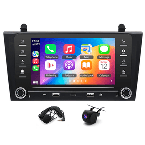 2+64G Android 14 Car Stereo for Nissan Altima 2007-2012 Wireless Carplay Android Auto Voice Control 7in Car Radio BT WiFi FM SWC Split Screen OTA + AHD Backup Camera
