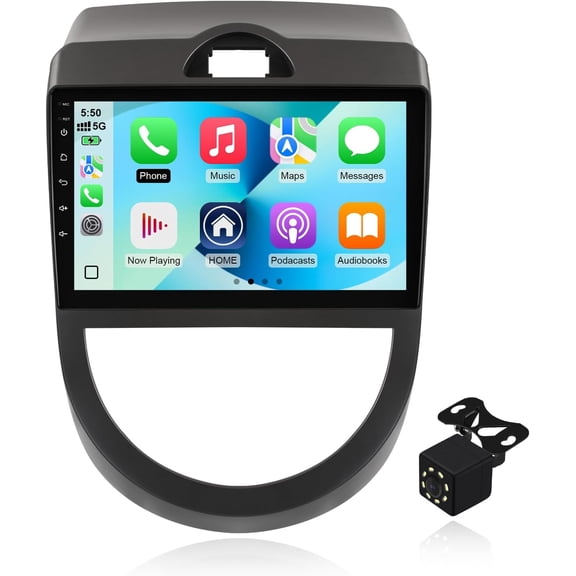 2+64G Android 14 Car Stereo radio for Kia Soul 2010-2013 Built-in Wireless Carplay/Android Auto/GPS/Bluetooth/FM