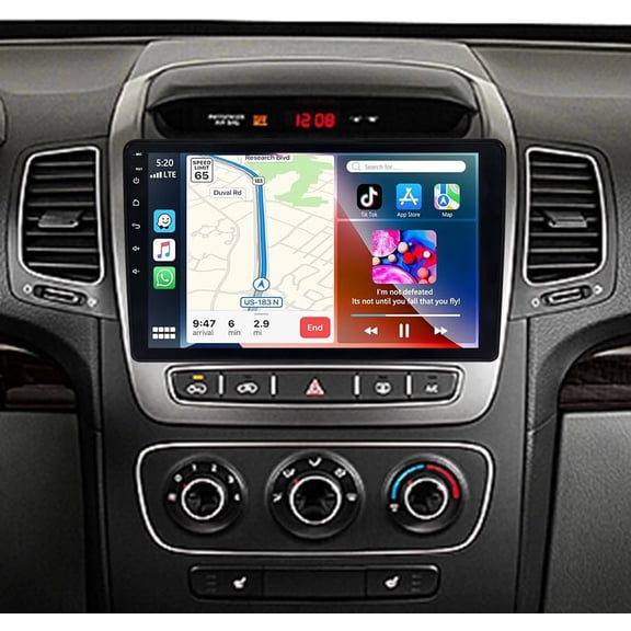 Android 15 Car Stereo for Kia Sorento 20142015  2+64GB Head Unit with Wireless CarPlay, Android Auto, 9" Touchscreen Radio, Bluetooth 5.4, DSP, Backup Camera