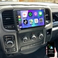 thumbnail image 1 of 2+64G Android Car Stereo for Ram 1500 2500 3500 2013-2019 Support Wireless Carplay Android Auto, 9 Inch Touchscreen Car Radio with WiFi GPS Navigation Bluetooth FM RDS EQ Mirror Link Backup Camera, 1 of 13
