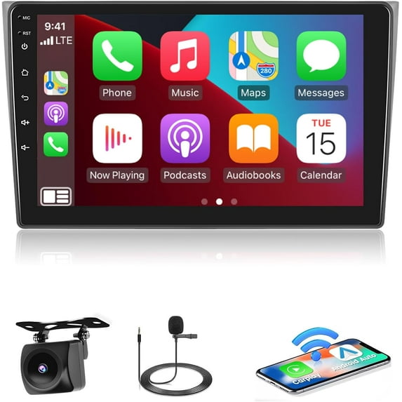 9" Android Car Stereo For Mazda 5 (2010-2015) - Wireless CarPlay, Android Auto, GPS & Backup Camera