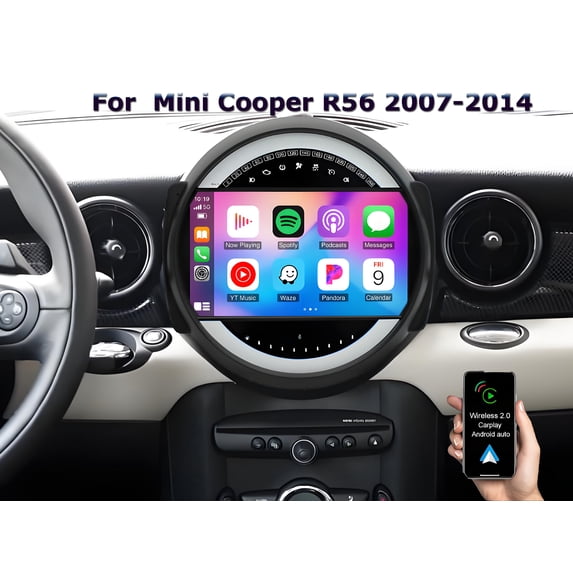 2+64G Car Radio for Mini Cooper R56 2007-2014 for Mini Cooper Coupe ...