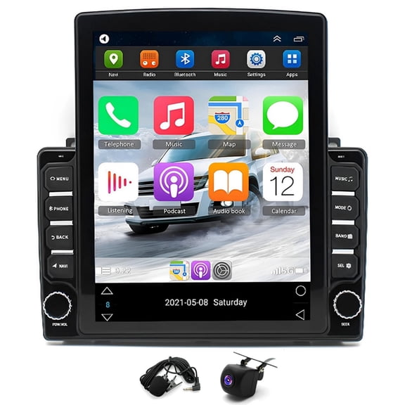 2+64G Car Stereo for Nissan Frontier/Xterra 2009-2014 with Wireless CarPlay Android Auto 9.7inch Touch Screen Support Bluetooth FM/RDS GPS WiFi SWC Mirror Link