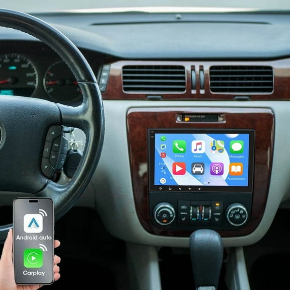 2+64GB 8inch Android Car Stereo For Chevrolet Impala 2006-2013 Radio - Wireless CarPlay & Android Auto with DAB+ Radio, DVR & Steering Wheel Control & AHD Camera