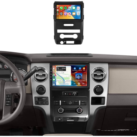 2+64GB Android 13 Car Stereo, 9in Radio for Ford F150 2009-2014 with Wireless Carplay Android Auto, Head Unit with WiFi GPS Bluetooth SWC Backup Camera