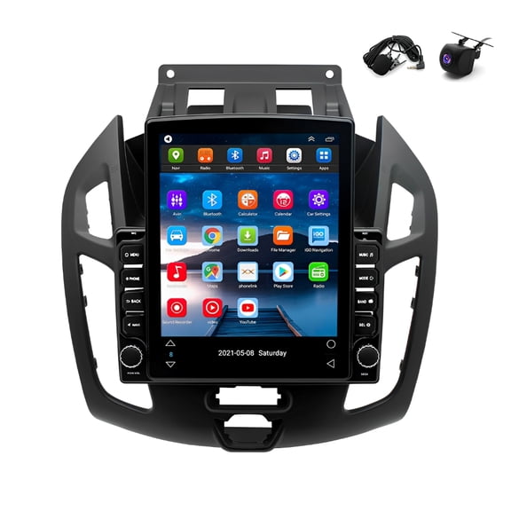 2+64GB Android 13 Car Stereo for Ford Transit 2014-2018, 9.7in + AHD Cam