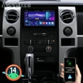 thumbnail image 1 of 2+64GB Android 14 Car Radio Stereo for Ford F150 2009-2014 Standard Version, 9" Wireless CarPlay Android Auto GPS Navi Wi-Fi Bluetooth SWC DSP FM RDS, 1 of 14
