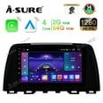 thumbnail image 1 of 2+64GB Android 14 Car Radio Stereo for Mazda 6 GJ1/GL 2013-2015, 9" Wireless CarPlay Android Auto GPS Navi Wi-Fi Bluetooth SWC DSP FM RDS Backup Camera, 1 of 14