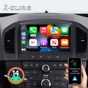 2+64GB Android 14 Car Radio Stereo for Opel Vauxhall Insignia 2008-2012, 9" Wireless CarPlay Android Auto GPS Navi WiFi Bluetooth SWC DSP FM RDS
