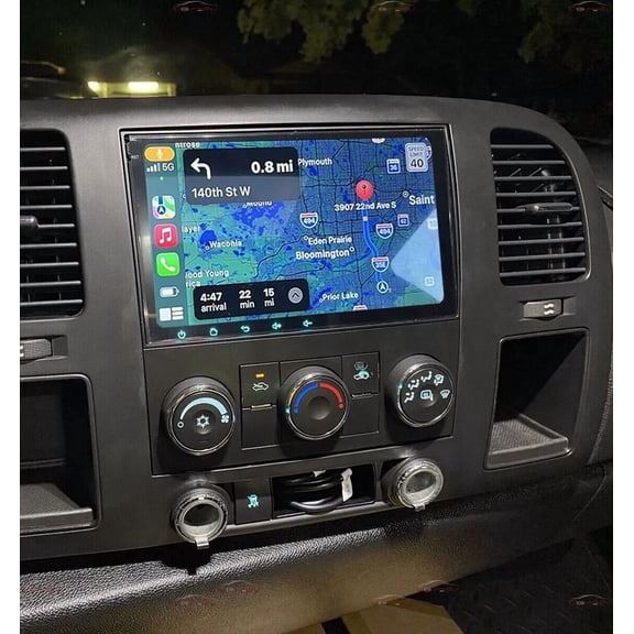 2+64GB Android 15 Car Stereo For Chevy Silverado 2009-2012, 8inch GPS Head Unit with Wireless CarPlay & Android Auto, DAB+, DVR, DSP & AHD Camera