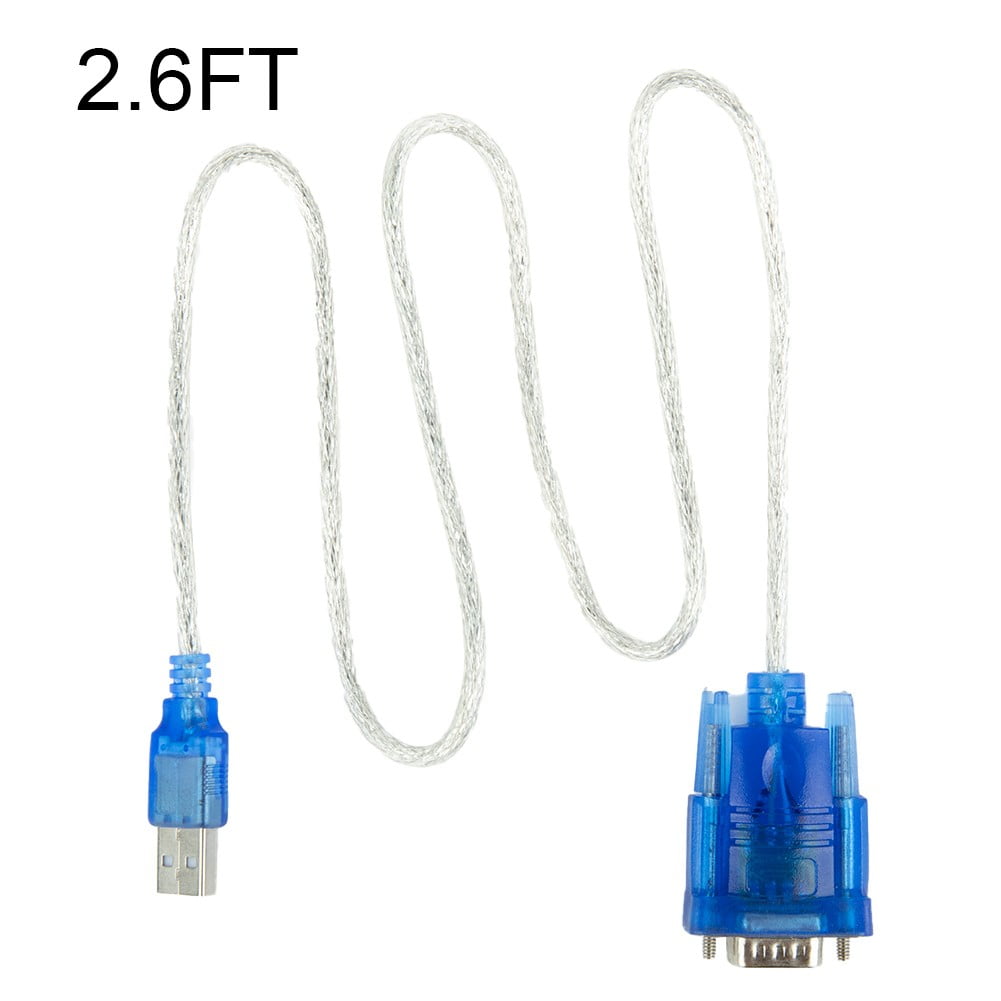 2.6FT USB 2.0 to Serial RS323 DB9 9Pin Adapter Cable PDA Cord GPS