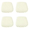 thumbnail image 1 of 2-6PC Elastic Dining Chair Seat Covers Polyester Stretch Universal Anti Slipcovers, Washable Removable Stretch Chair Seat Covers for Home Kitchen Restaurant Wedding Dining Room Decor, 1 of 5