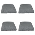 thumbnail image 1 of 2-6PC Elastic Dining Chair Seat Covers Polyester Stretch Universal Anti Slipcovers, Washable Removable Stretch Chair Seat Covers for Home Kitchen Restaurant Wedding Dining Room Decor, 1 of 5