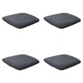 thumbnail image 1 of 2-6PC Elastic Dining Chair Seat Covers Polyester Stretch Universal Anti Slipcovers, Washable Removable Stretch Chair Seat Covers for Home Kitchen Restaurant Wedding Dining Room Decor, 1 of 4