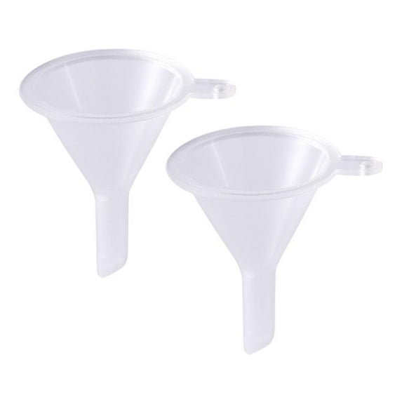2/6Pcs Mini Small Plastic Funnels For Perfume Liquid Oil Empty Filling U.K-Fast