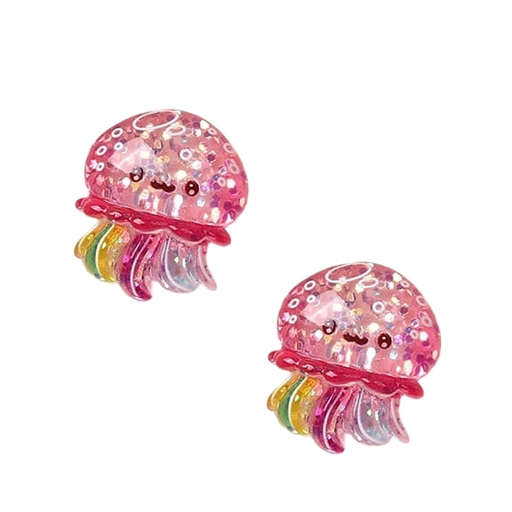 2/6Pcs Resin SeaAn1ma1Figurines Flatback Resin Sea Creature Miniature Ornament