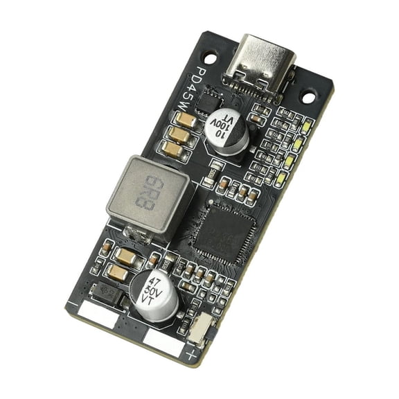 2-6S PD45W Charging Discharge Module Type C with QC2.0 Fast Charging for Power Case Project Accessories