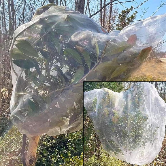 2.6ft x 2.6ft Garden Netting, Mosquito Net Ultra Mesh for Garden Protection Vegetable Fruits, Raised Bed Plant Covers Insect Bird Netting Protect Plants from Birds Bugs