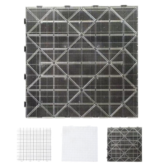 2.6mm Fuse Bead Pegboard, 104 Pin Square Plastic Bead Board, Single Perler Bead Pegboard, Versatile Beading Template for DIY Bead Art, Wall Decor, Ornament Making, Keychains and Craft Projects
