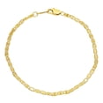 thumbnail image 1 of 2.6mm Polished Flat Mariner Chain Bracelet, 7 inches + Gift Box, 1 of 7