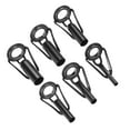 thumbnail image 1 of 2-6mm Stainless Steel Fishing Rod Tip Repair Kit, Pole Ring Guide Replacement for Fishing, Black 6 Pack, 1 of 6