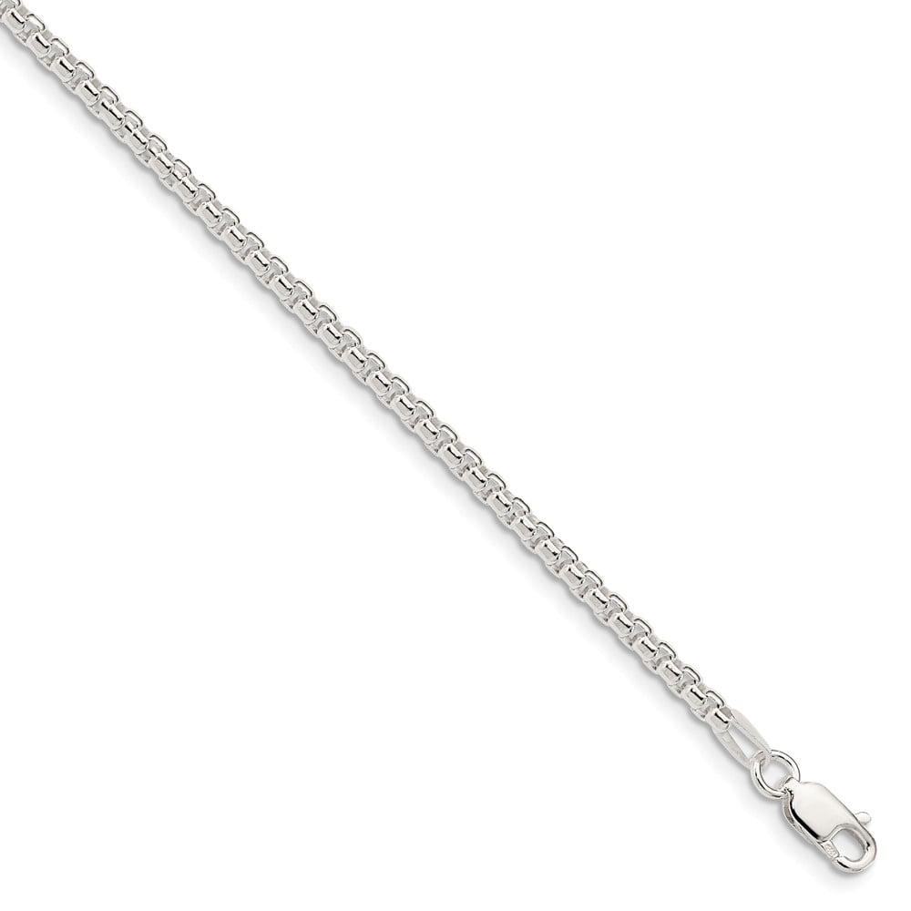 Stainless Steel Necklace Chains (Multiple Sizes & Styles) Round Box Chain Silver / 22 inch