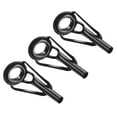 thumbnail image 1 of 2.6mm Tube Dia Stainless Steel Fishing Rod Tips Repair Kit Ring Guide, 3 Pack, 1 of 6