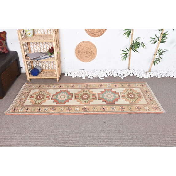 2.6x6.2 ft Accent Rugs, Cool Rugs, Vintage Rug, Turkish Rug, Floor Rugs