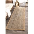 thumbnail image 1 of 2.6x6 Ft Gray Jute Area Rug, Hand-Woven, Farmhouse Boho Style, Durable & Pet-Friendly Rug for Living Room, Dining Room, and Bedroom, 1 of 5