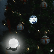 2.7" 3D Ultrasound Crystal Christmas Ball,Unique Gift, Christmas Tree Ornament, Crystal Ball Video Player,With Electronic Screen for Couples,Pets, Christmas, Memories,ValentineS Day Gifts