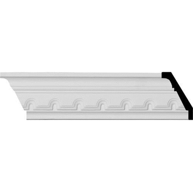 2 7/8"H x 1 1/2"P x 3 1/4"F x 94 1/2"L Dentil Crown Moulding