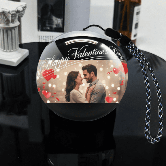 2.7" Crystal Ball Video Player, Memory Orb, Personalized Digital Memory Display, Uploadable Videos & Photos, DIY Gift for Anniversary, Birthday, Valentine's Day, Beautiful memories