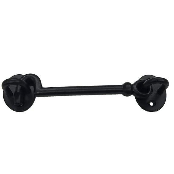 2 7" - Door Latch - DS-08 - Antique Style Door Latch Door Latch for Gates, Doors, Closet, Cabinet, Sliding Barn & Shed Doors - in Vintage Black cast Iron Finish