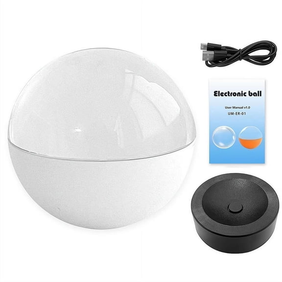 2.7'' Memory Sphere Lamp, Crystal Ball Video Player Memory Orbs Ornament Uploadable Videos & Photos, Personalized Unique Desk Night for Couples Birthday Christmas