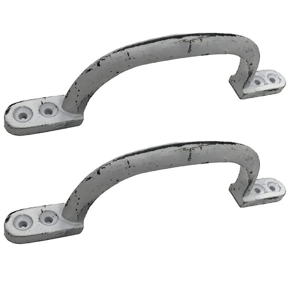 2 7" - Tall Distressed - CIDH-208 - Cabinet Knob Handle - For Gate, Drawer, Cabinet, Dresser - Black & White Finish For interior & Exterior Designing - 2