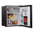 2.7 cubic foot compact dorm refrigerator (Black)