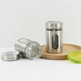 thumbnail image 1 of 2.7 oz Stainless Steel Salt and Pepper Shakers Set for Kitchen Condiments, Cooking, BBQ, 1PCS, 1 of 6