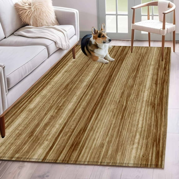2.7'x5' Area Rugs, Vintage Western Indoor Outdoor Area Rug for Living Room Bedroom, Rustic Farmhouse Wooden Grain Barn Door Washable Bathroom Rugs Kitchen Floor Carpet Mats Home Decor Aesthetic