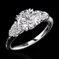 thumbnail image 1 of 2.70 Carat Round Lab Created Diamond Engagement Ring in 14K White Gold - IGI Certified, Elegant Design, 1 of 2