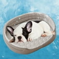 thumbnail image 1 of 2.75*14.96*19.68 Inch Dog Bed for Small Dogs, Waterproof Memory Foam Small Dog Beds with Sides, Non-Slip Bottom and Egg-Crate Foam Medium Dog Couch Bed with Washable Removable Cover, 1 of 9