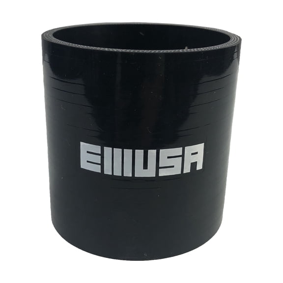 2.75" 3-PLY STRAIGHT TURBO/INTAKE/INTERCOOLER PIPING SILICONE COUPLER HOSE BK