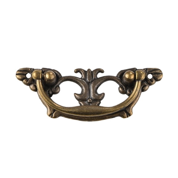 2.75" Hole Center Vintage Drawer Pulls Handles Antique Bronze Kitchen Cabinet Drop Bail Pulls Handles