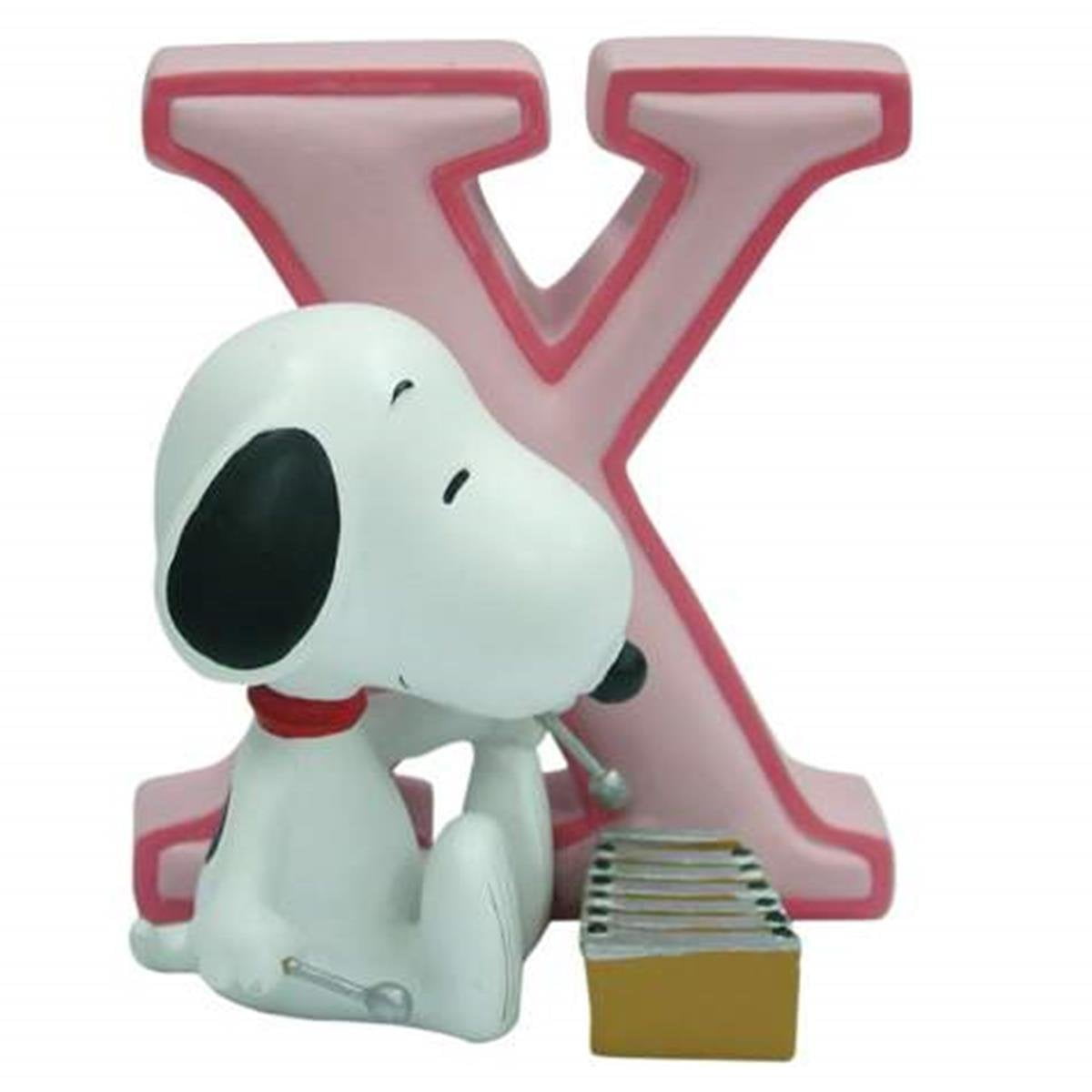 Peanuts Snoopy Letter X Collectible Figurine 8594