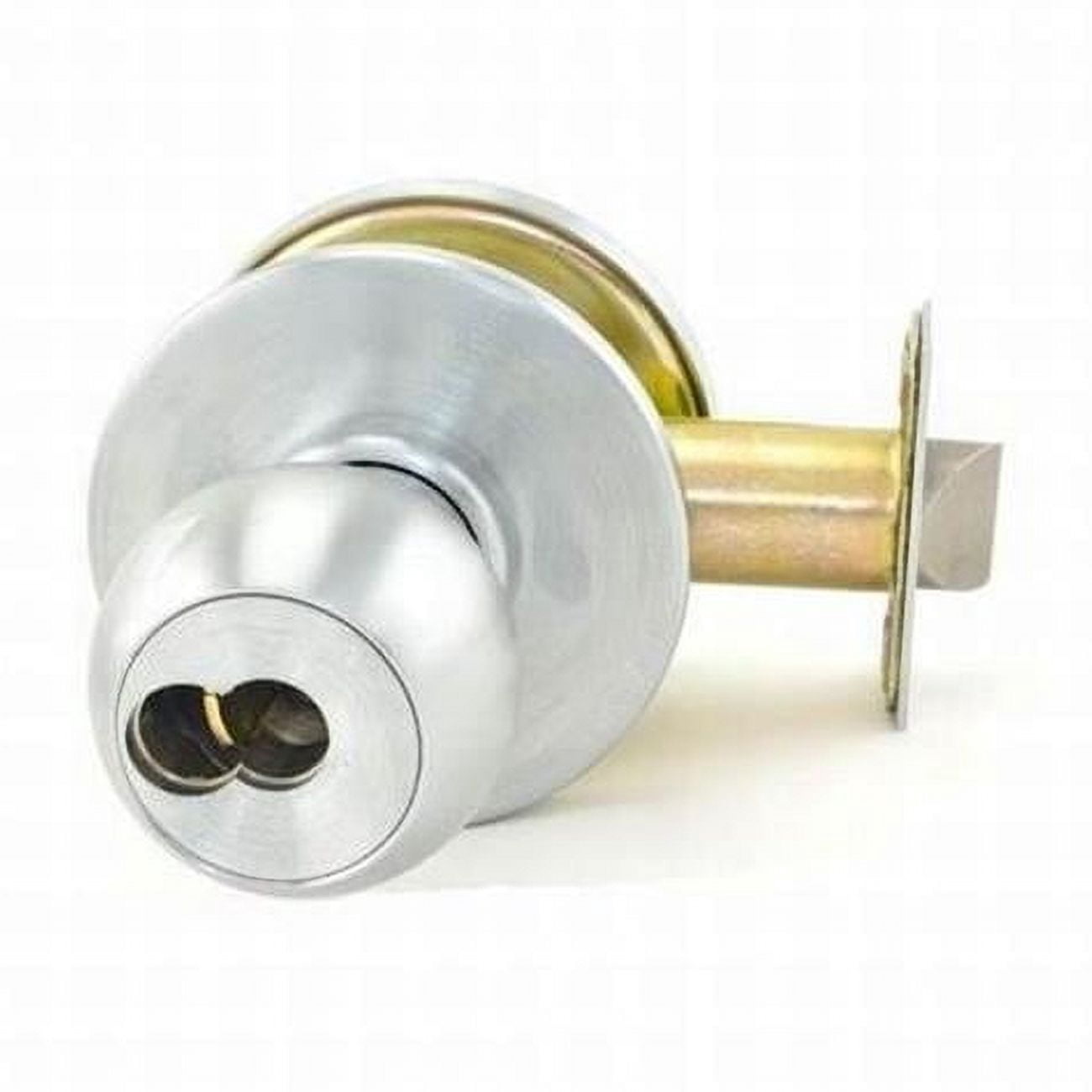 2.75 in. 8K Series Backset 7 Pin Entry 4 Knob & A Rose ANSI Strike Less ...