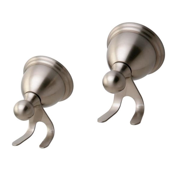 2.75 in. Restoration Robe Hook, Brushed Nickel - Set of 2